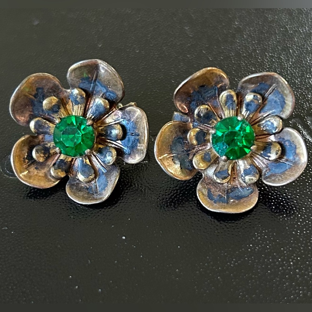 Vintage clip on earrings